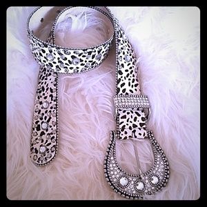 Christine Alexander Swaroski Crystal Rodeo Belt